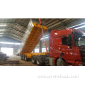 80 tons heavy load tipper trailer semi trailer